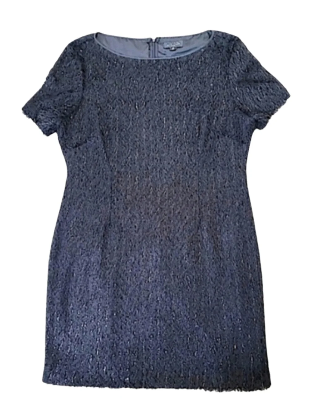 Tahari ASL Black Mini Petite Sheath Dress - Picture 7 of 7